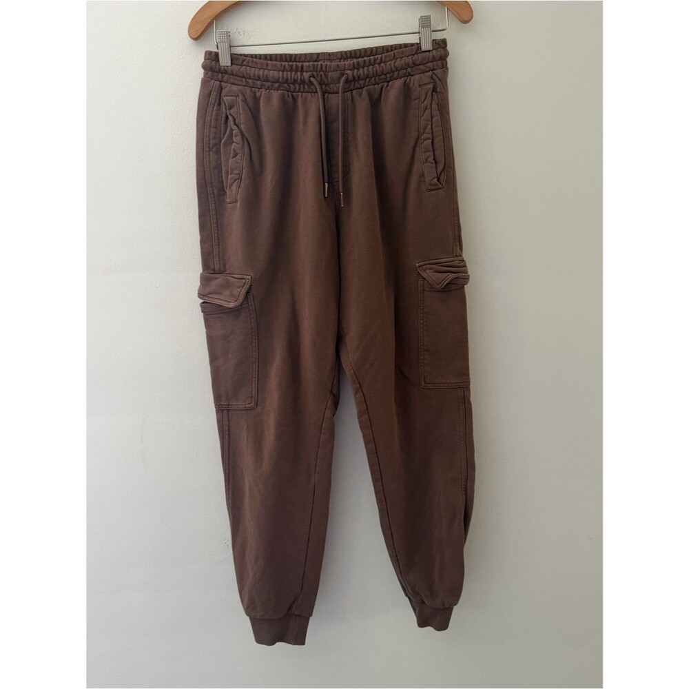 Gymshark Brown Sweatpants Rest Day Cargo Jogger Size Medium